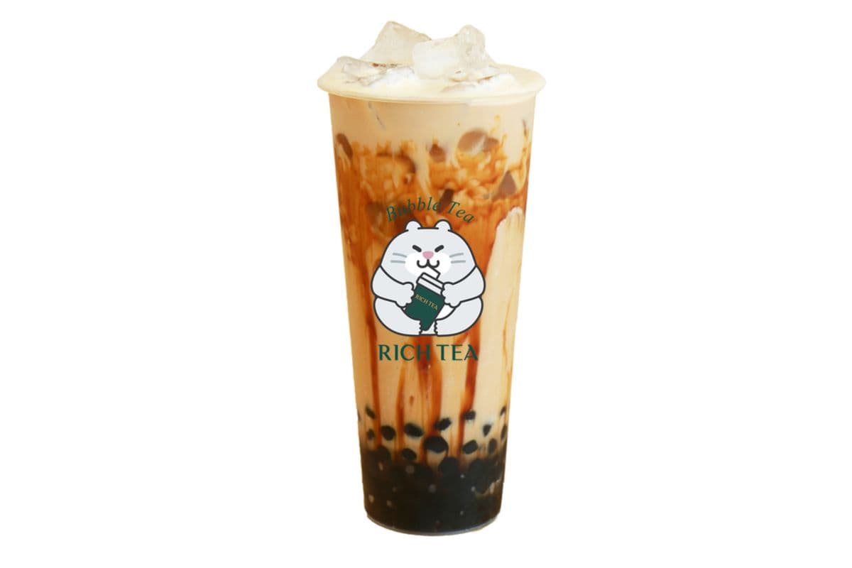 Brown Sugar Soy Latte with Pearls