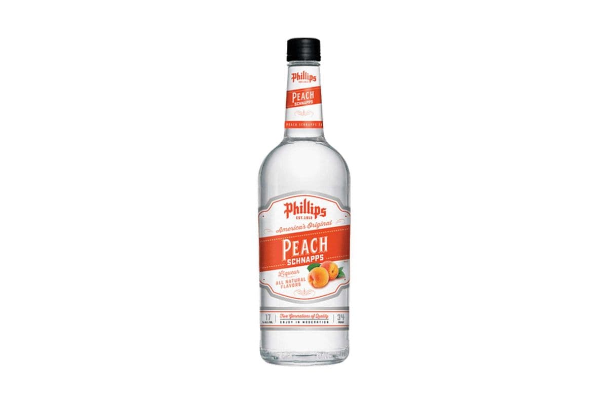 Phillips Schnapps Peach Liqueur (1 x 750ml)
