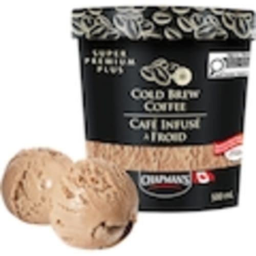 Chapman's Super Premium Créme Glacée Café Infusé 500ml/ Chapman's Super Premium Ice Cream Cold Brew Coffee 500ml