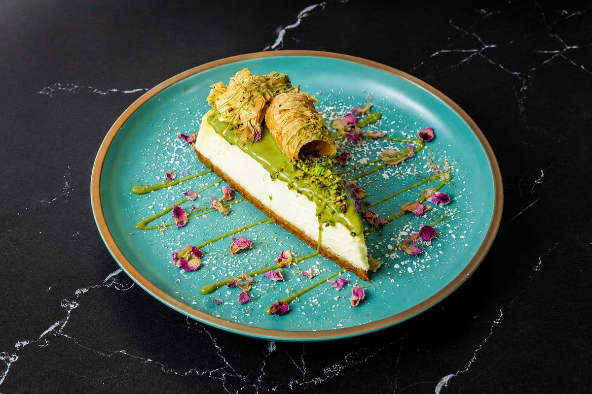 Cheesecake baklava et pistache