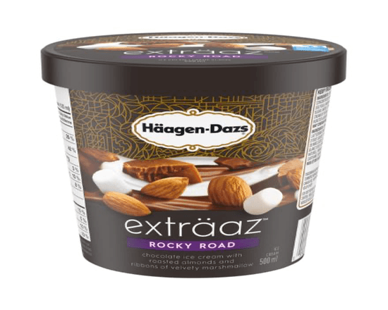 Haagen-Dazs Extraaz Rocky Road (500 ml)