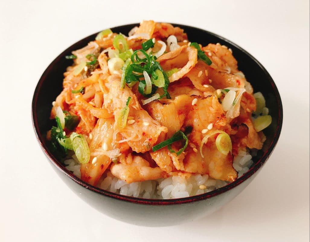 Kimchi Pork Donburi