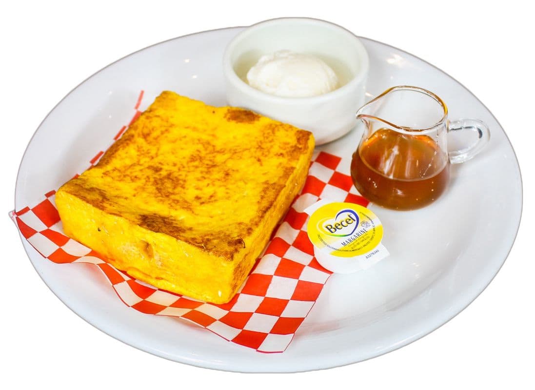Hong Kong Style French Toast with Vanilla Gelato / 冰淇淋西多士