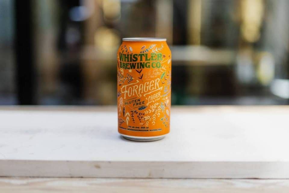 Whistler Forager Gluten-Friendly Lager, 330 ml Canned Beer (5.0% ABV)