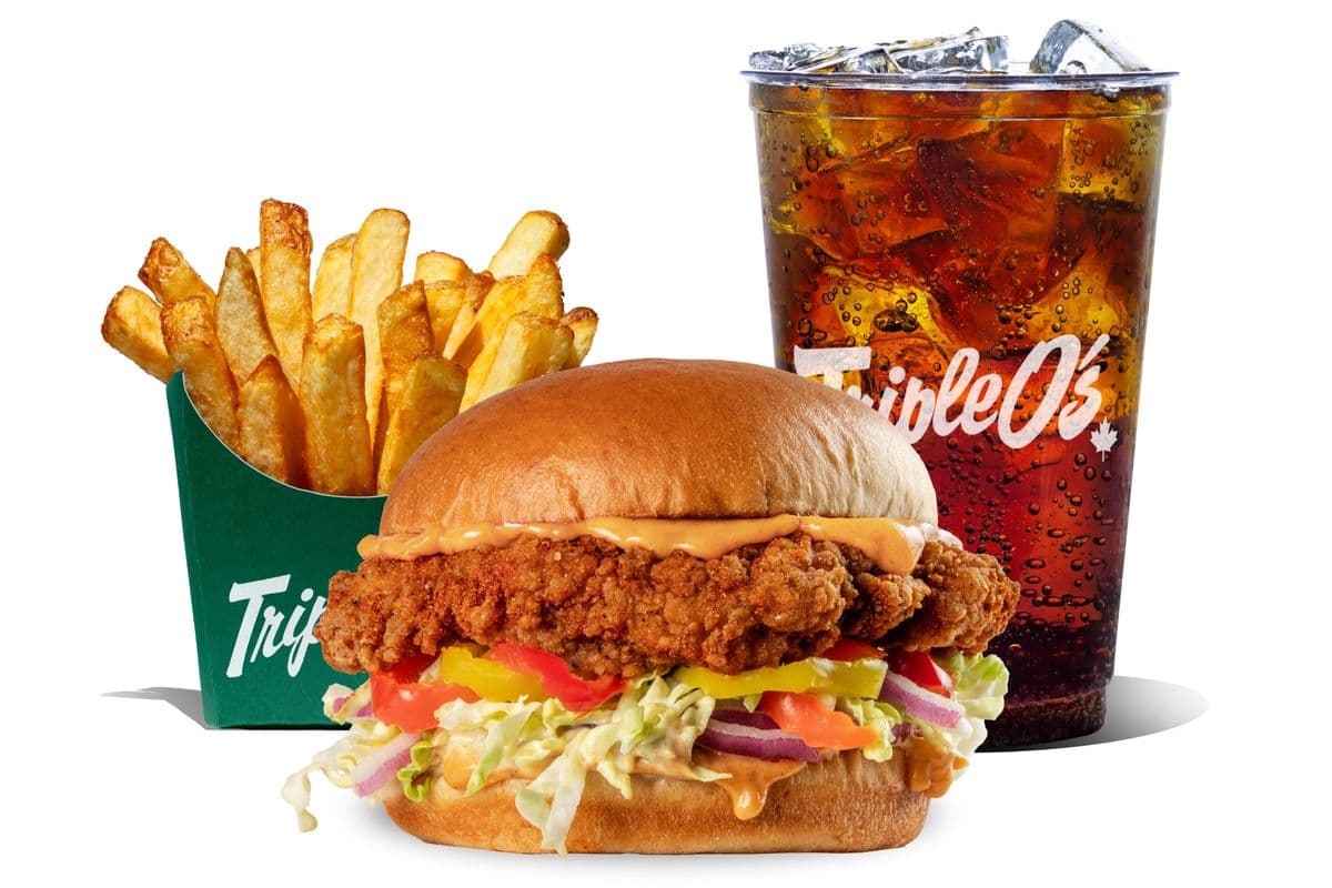 Southwest Crispy Chicken Burger Combo