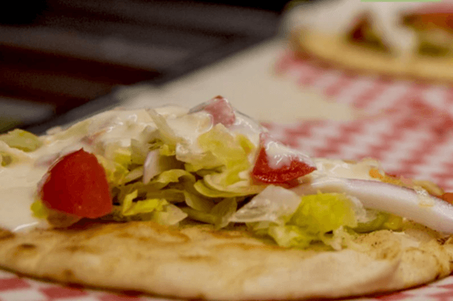 Greek Pita with Tzatziki