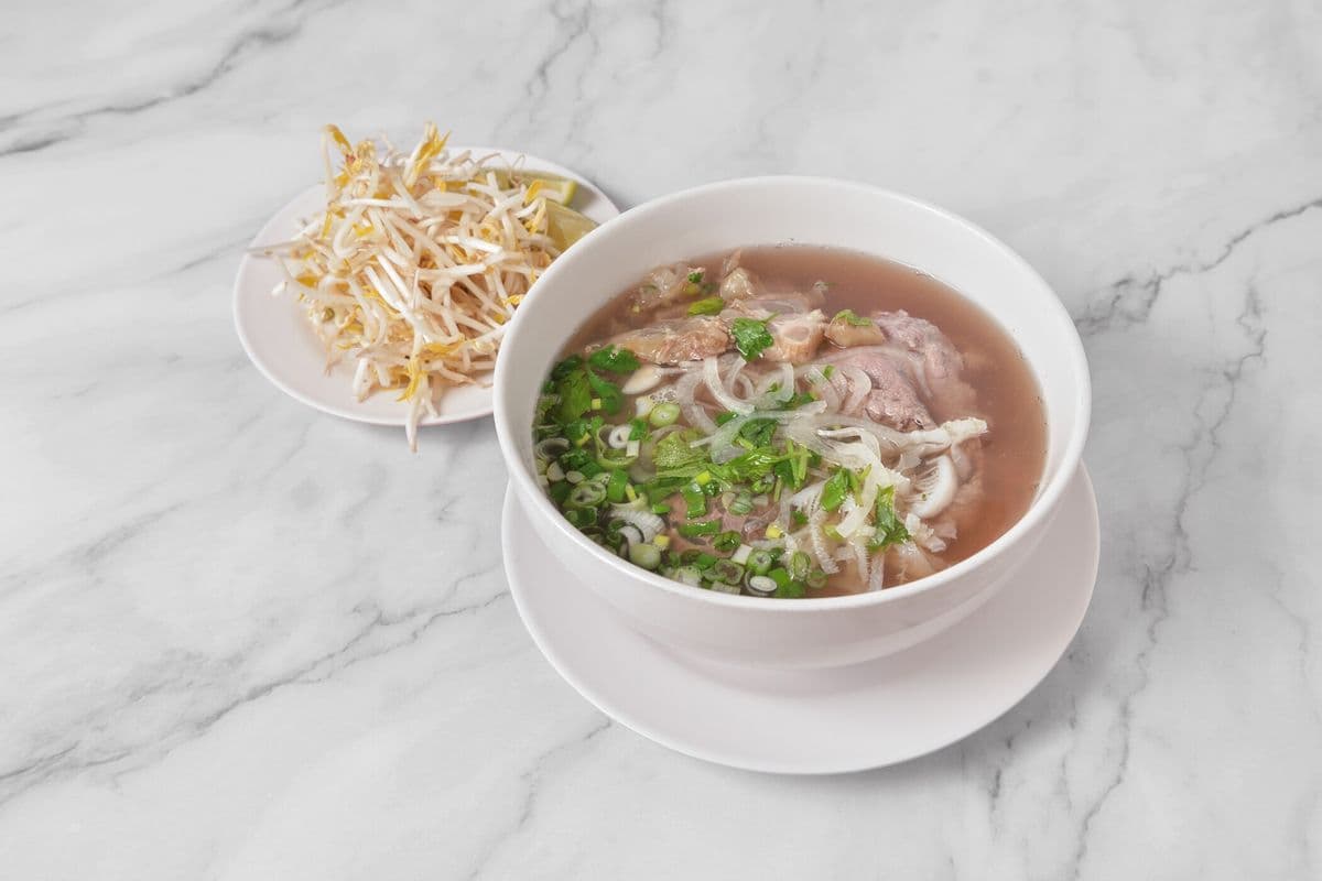 51b. Sliced Steak and Beef Shank in Beef Noodle Soup