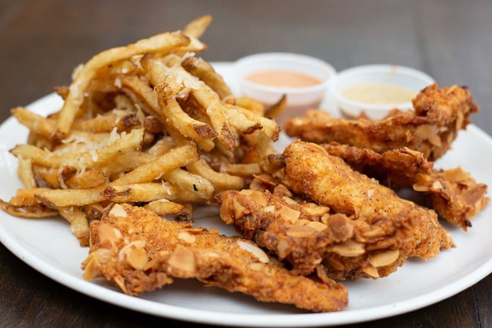 Almond Crusted Chicken Tenders