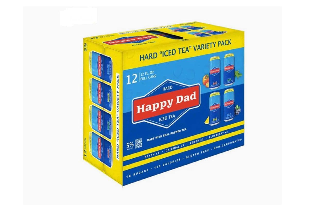 Happy Dad Iced Tea Variety Pack (12 x 355 ml can)