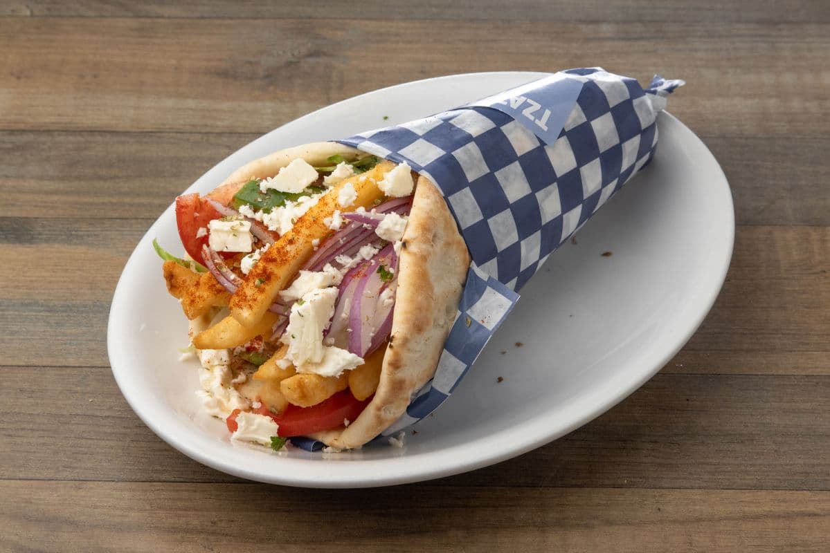 Végétarien pita assiette / Vegetarian Pita Plate