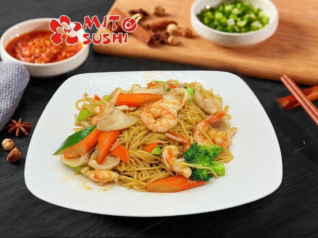 Seafood Fried Ramen