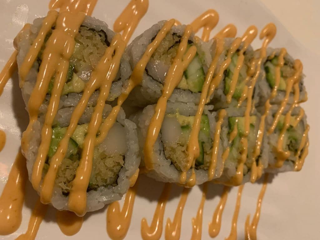 Spicy White Tuna Crunchy Roll