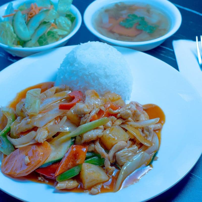 L6 Sweet & Sour w/ Rice