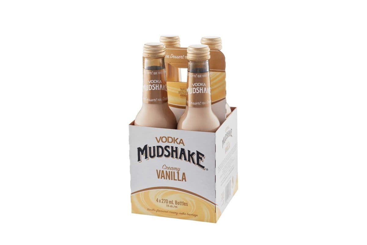 Vodka Mudshake Creamy Vanilla 4 Bottle Pack (4 x 270ml)