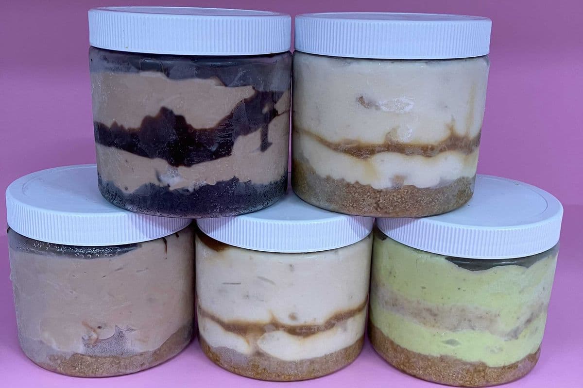 Cheesecake in a Jar: Pistachio