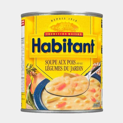 Habitant Soupe aux pois avec légumes du jardin / Habitant Pea Soup with Garden Vegetables