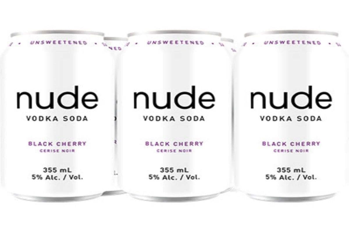Nude Soda Vodka Black Cherry (6 x 355 ml)