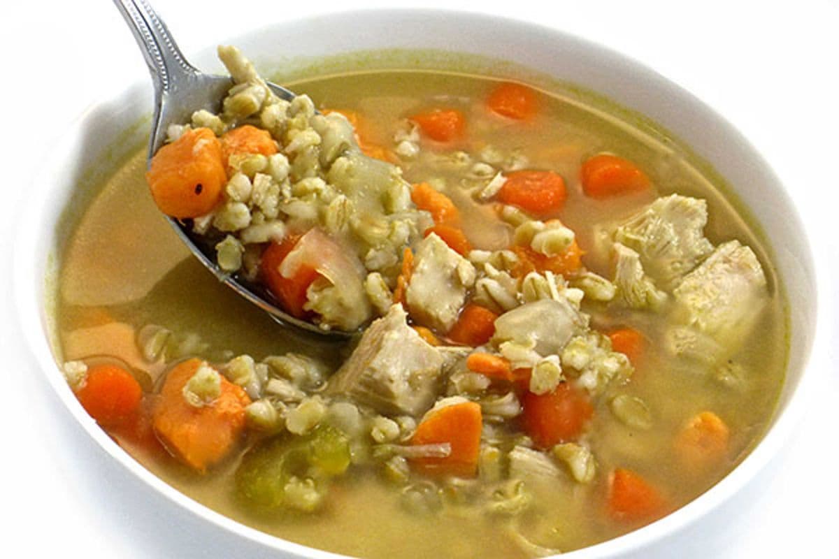 Chicken, Barley, and Vegetable Soup