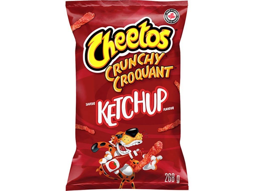Cheetos Crunchy Ketchup Corn Puffs 268g Chips