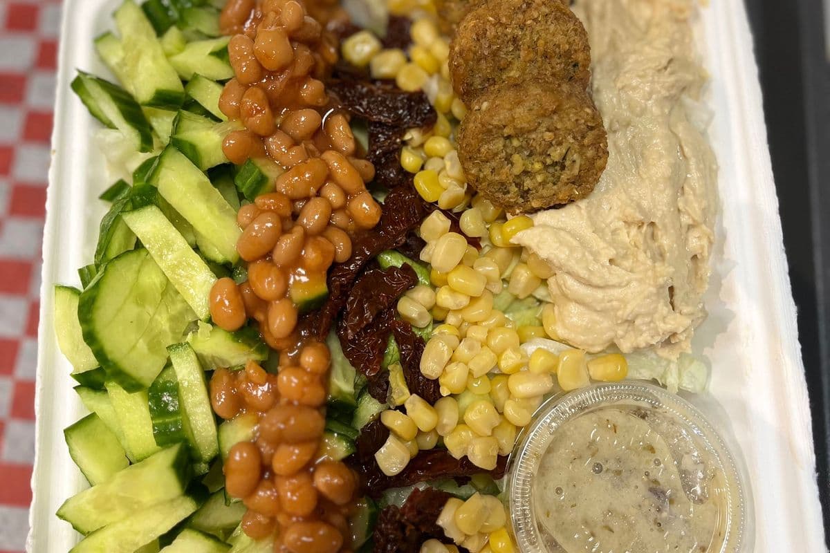 Falafel Hummus Salad Bowl