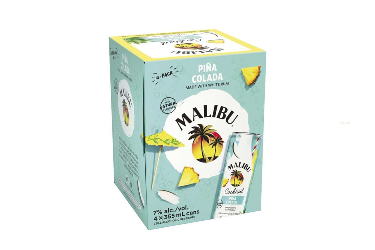 Malibu Pina Colada (4 Cans) (1 x 4x355ML)