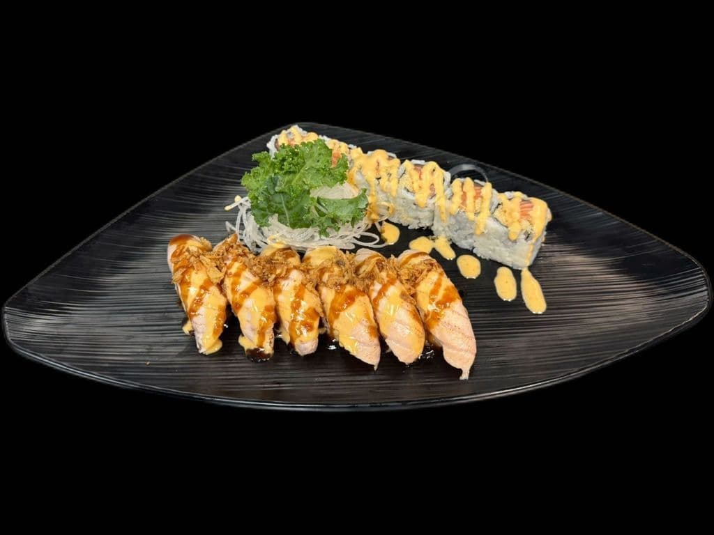 Crispy Onion Salmon Lover (S)