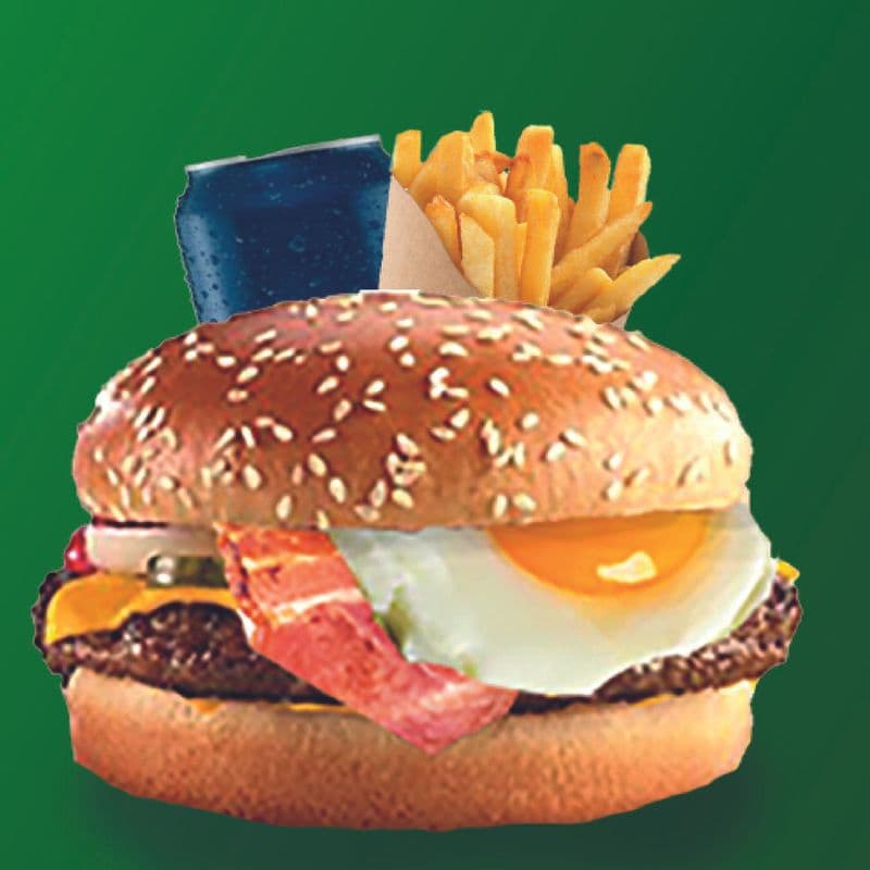 Burger blindé trio