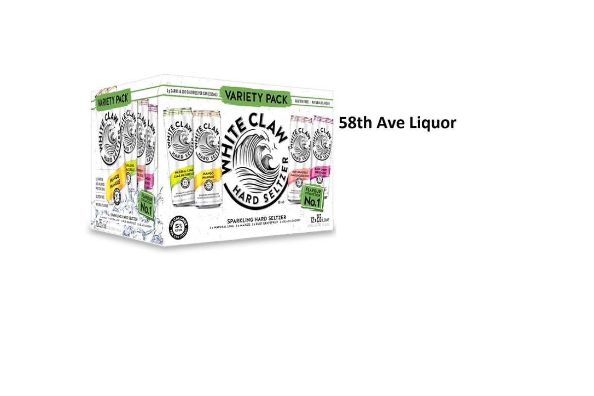 WHITE CLAW VARIETY 12PKC (no 1) (1 x 12x355ML)