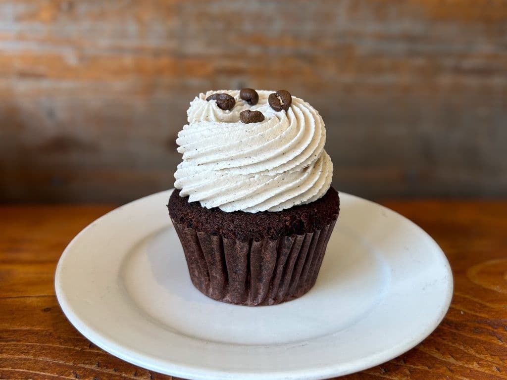 Vegan Chocolate Espresso Cupcake