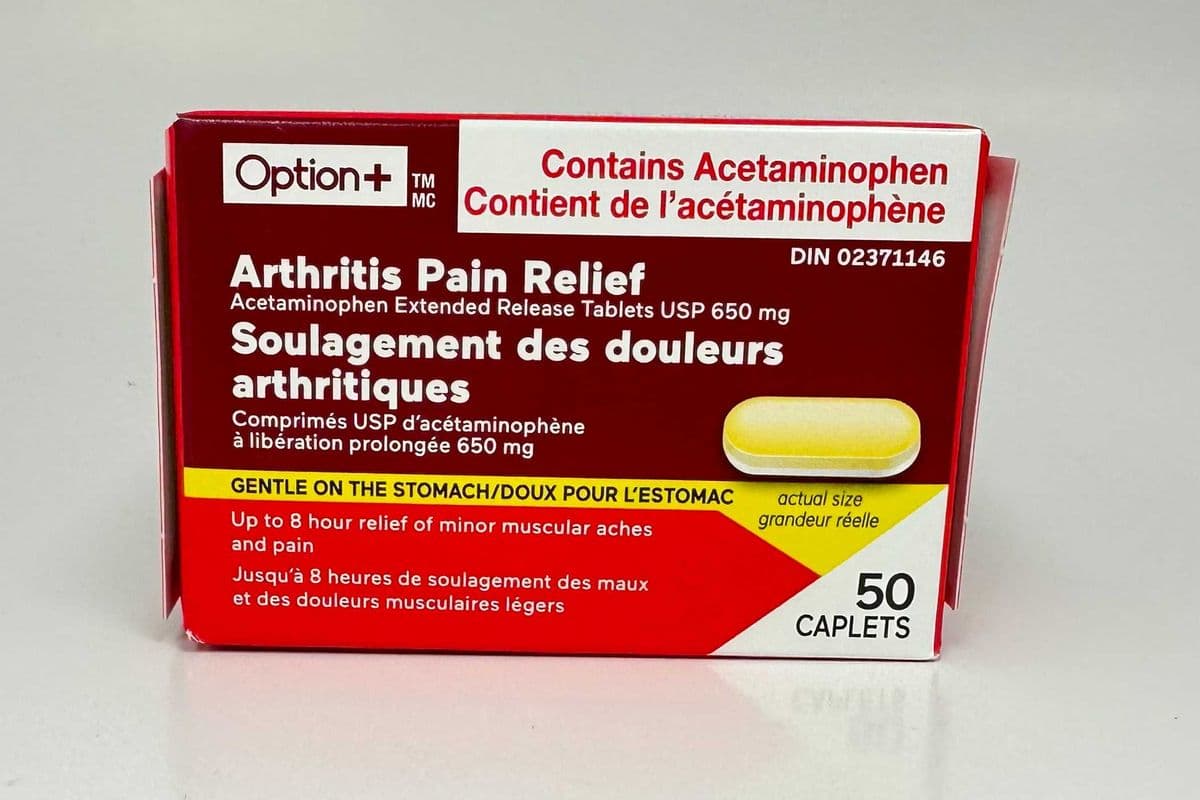 5. Option Plus Arthritis Pain Relief TB (650mg) (50)