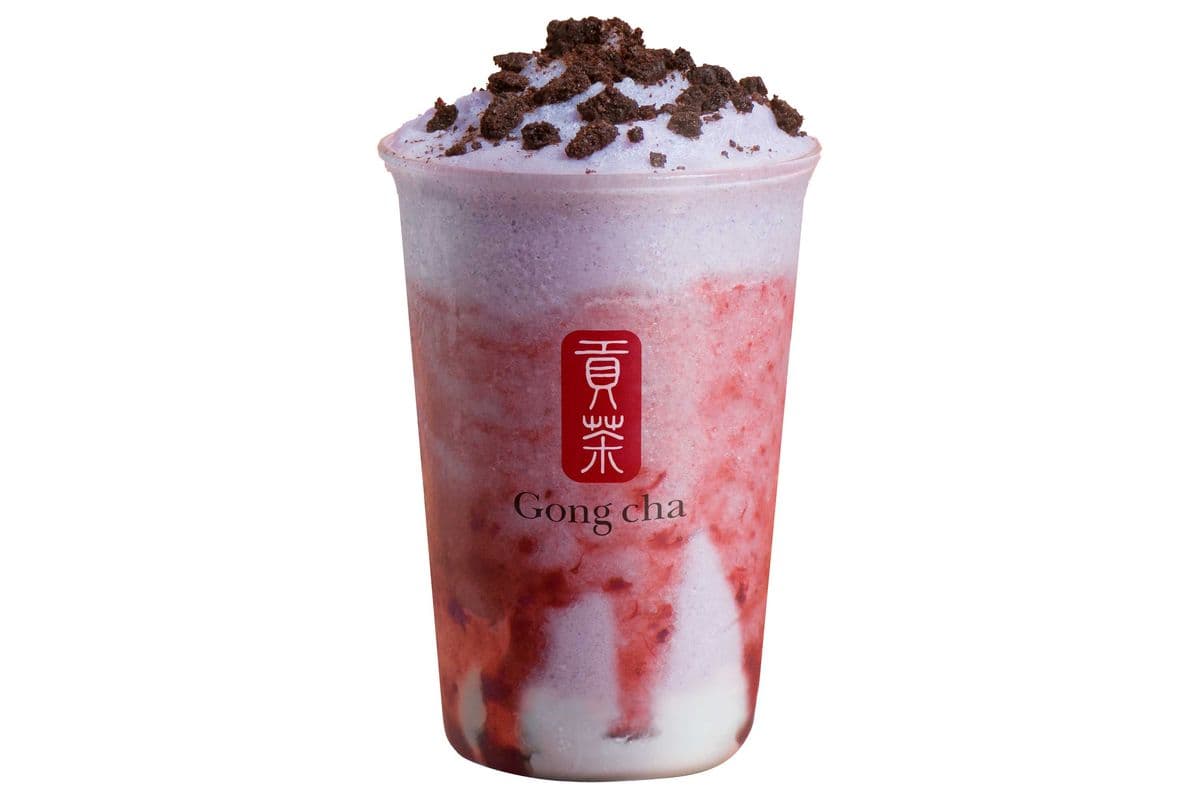 Taro Strawberry Smoothie