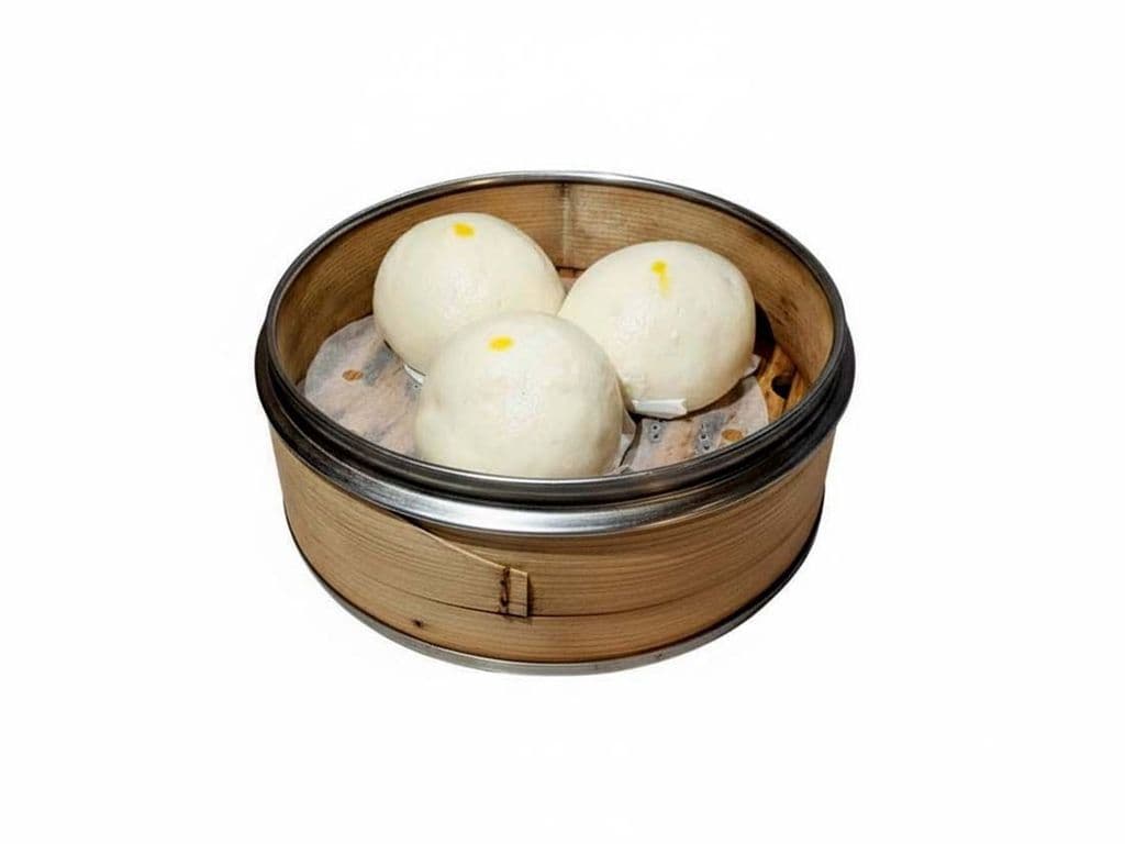 Steamed Custard Bun (3pcs)