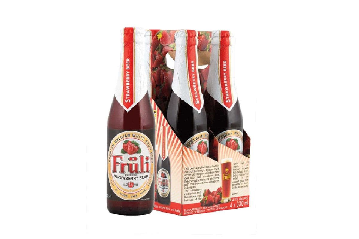 Fruli Strawberry Beer (4 Pack Bottle) (4 x 330 ml)