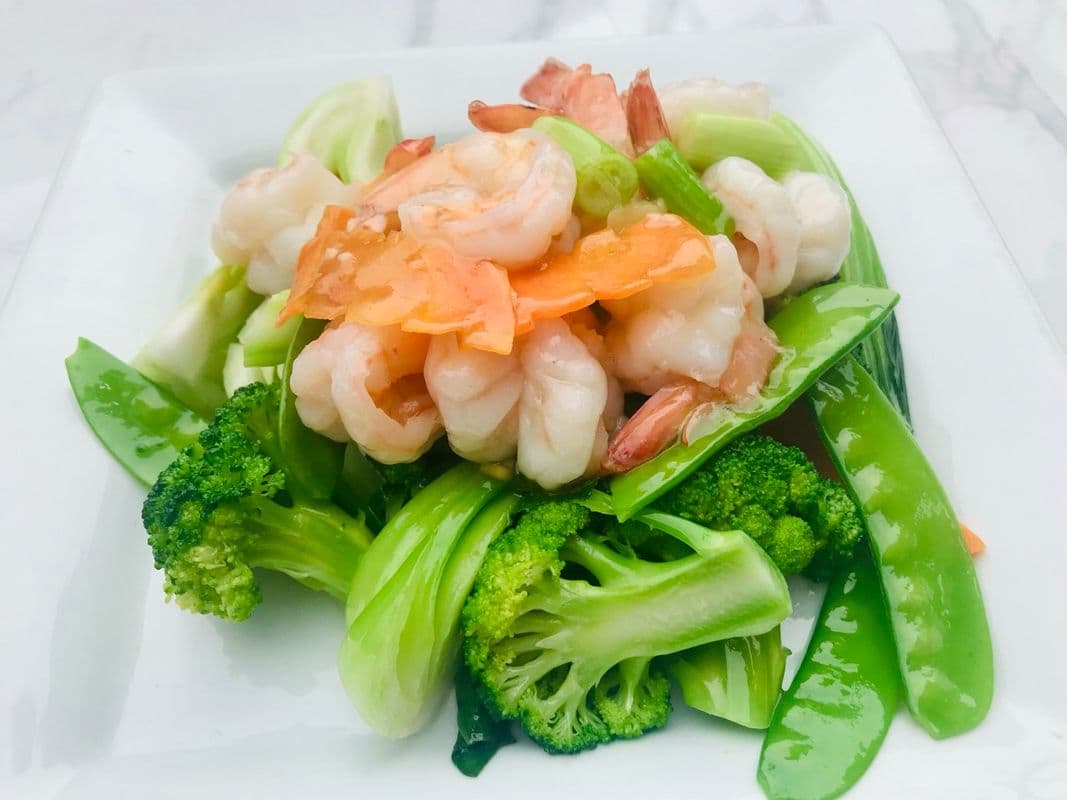Shimp With Vegetables / Crevettes Avec Legume