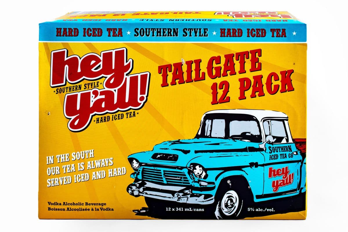 Hey Y'all Tailgate Hard Ice Tea (12 x 341 ml)