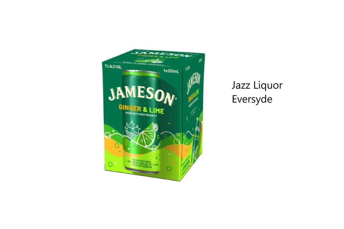 JAMESON GINGER AND LIME CANS (1 x 4×355ML)