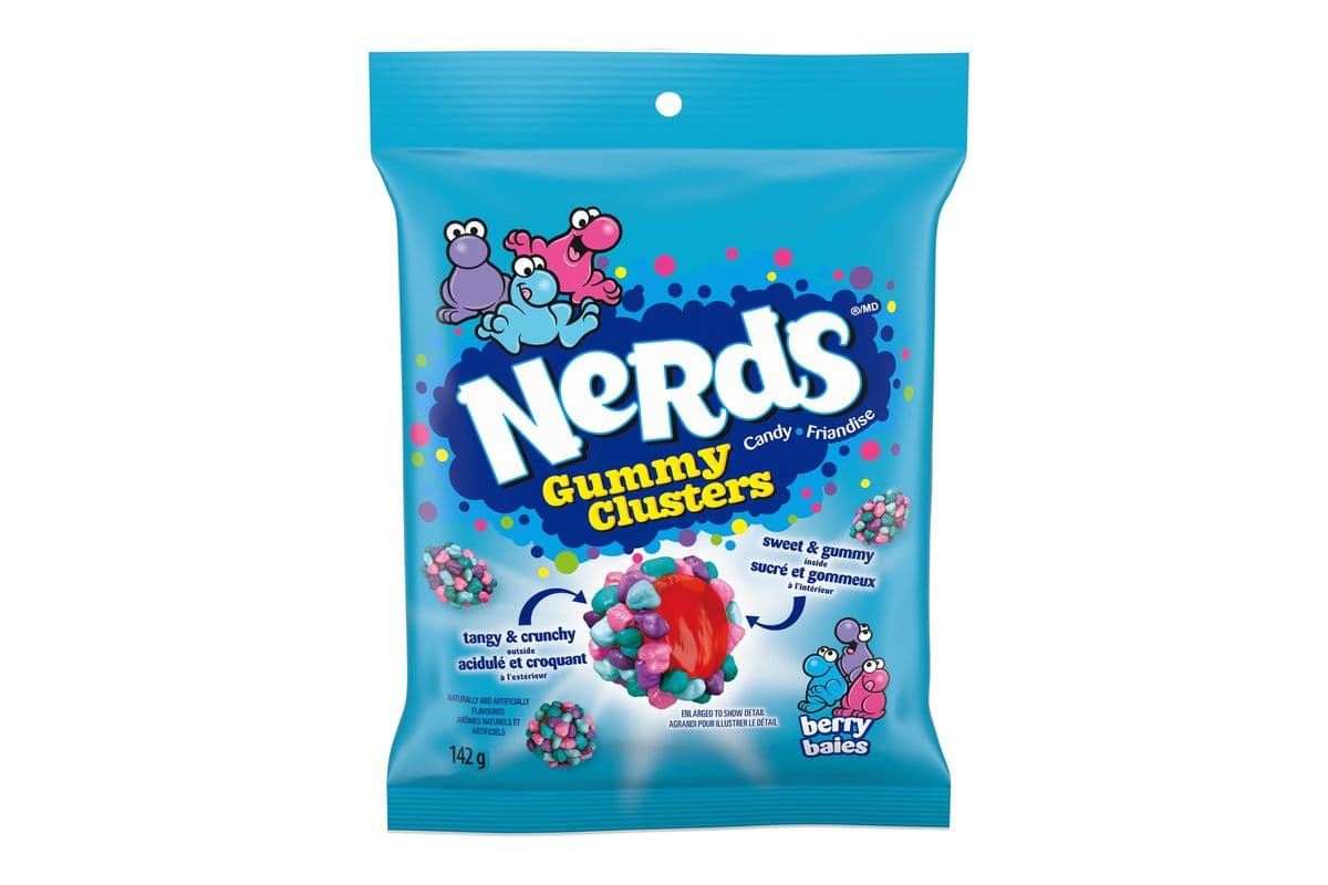 Nerds Gummy Clusters Baies (142g) 77779 / Nerds Gummy Clusters Berry (142g) 77779