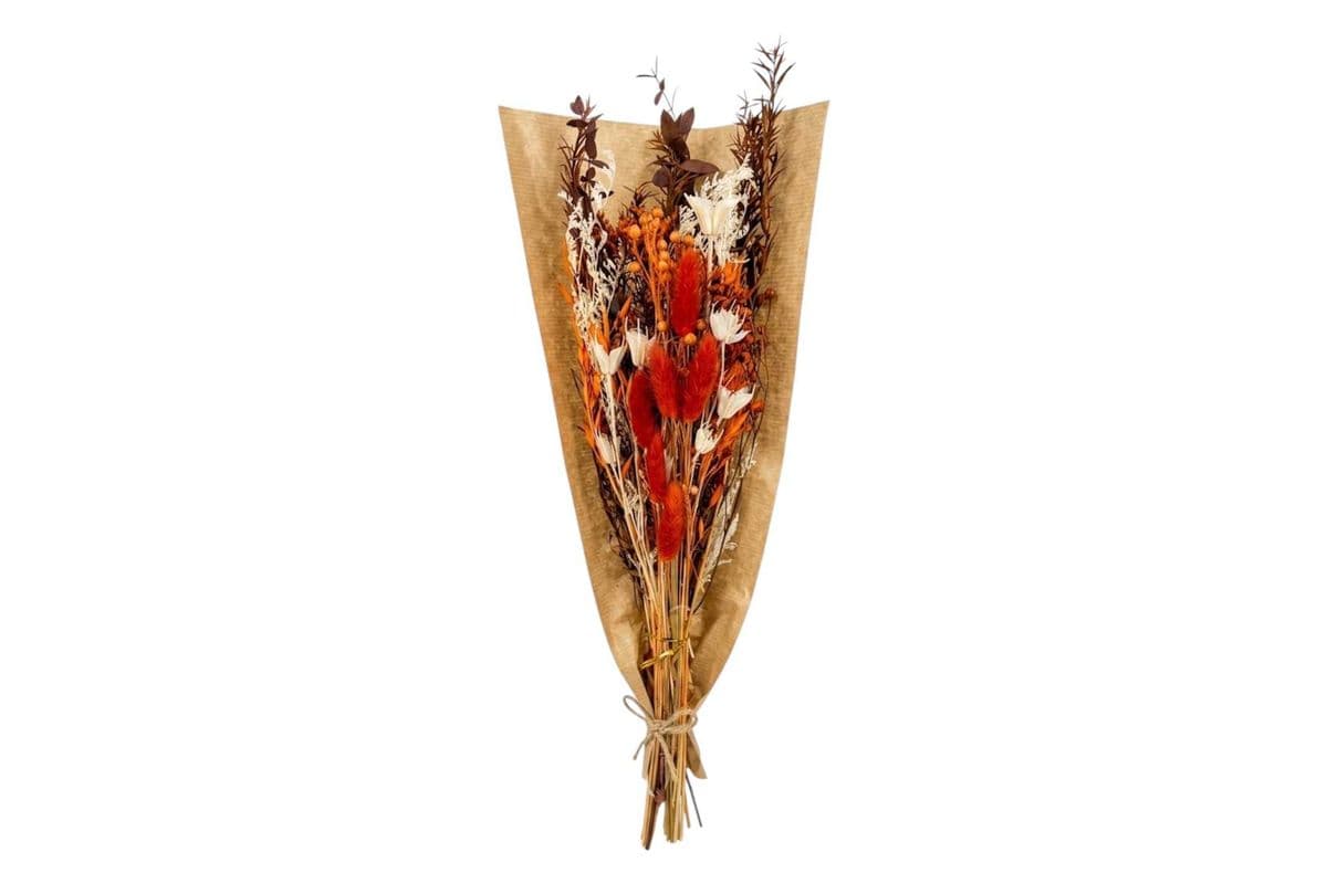 Orange Dried Flower Bouquet - Small