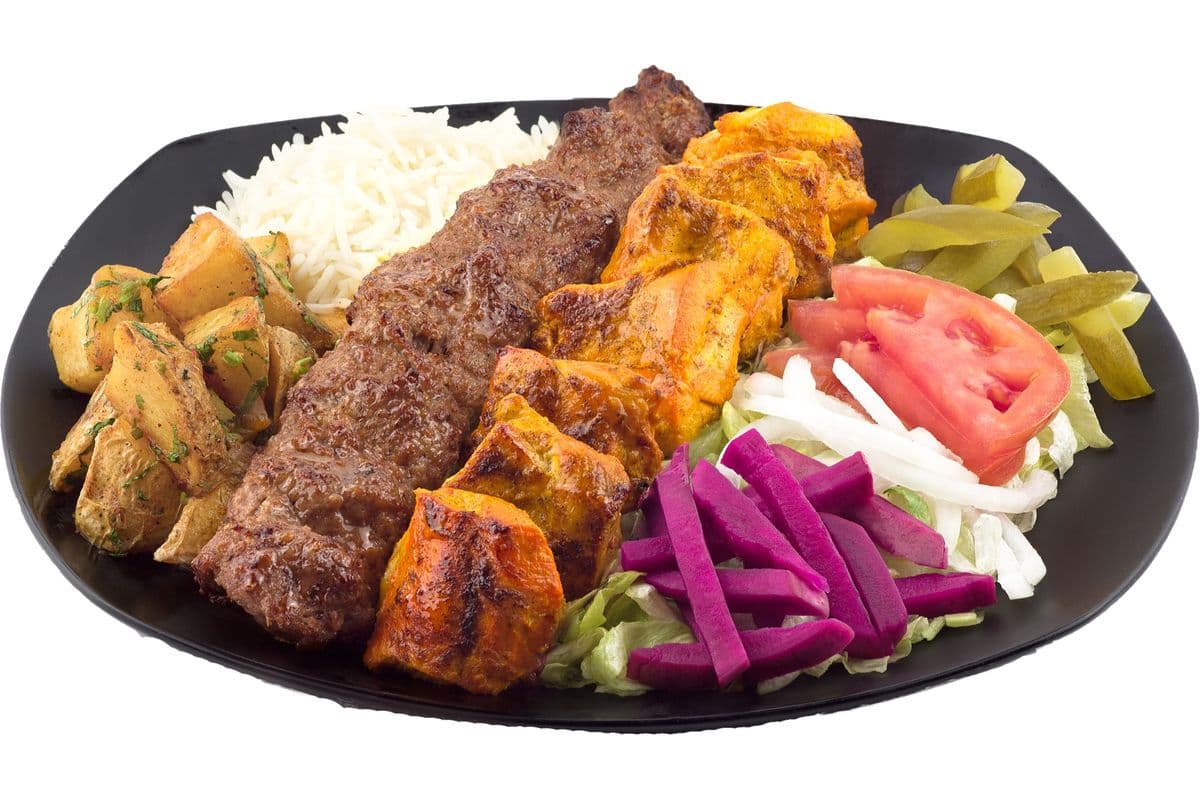 Mixed Kebab Plate Combo