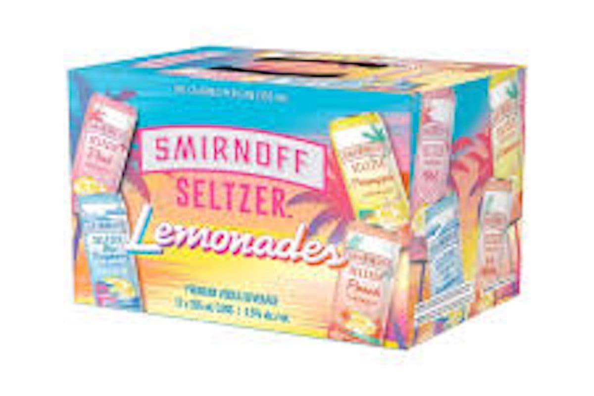 SMIRNOFF SELTZER LEMONADE VARIETY 12PACK (12 x 355ML)