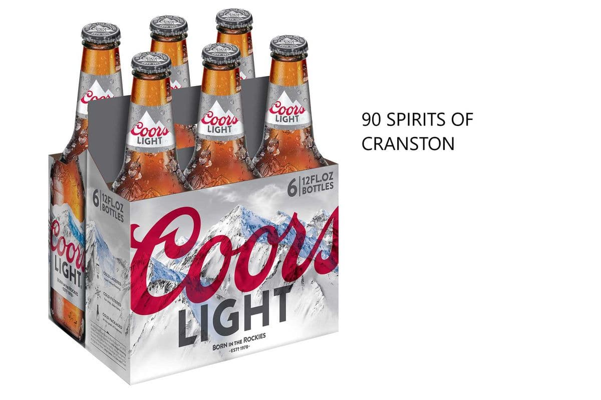 COORS LIGHT 6 BOTTLES (1 x 6x341ML)
