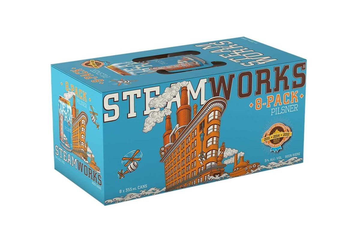 Steamworks Pilsner (8 Can) (1 x 355ml)