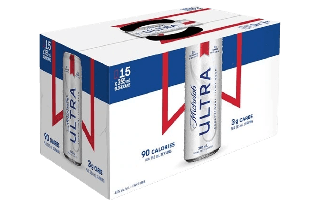Michelob Ultra Light Lager 355ml 15pk Can