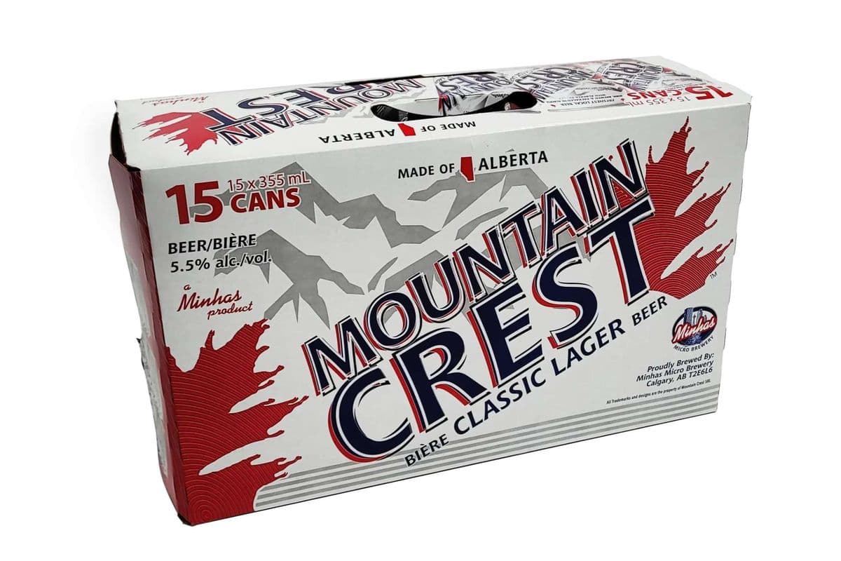 Mountain Crest Classic Lager 355ml 15pk Can