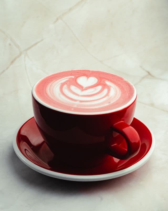 Rose Beetroot Latte