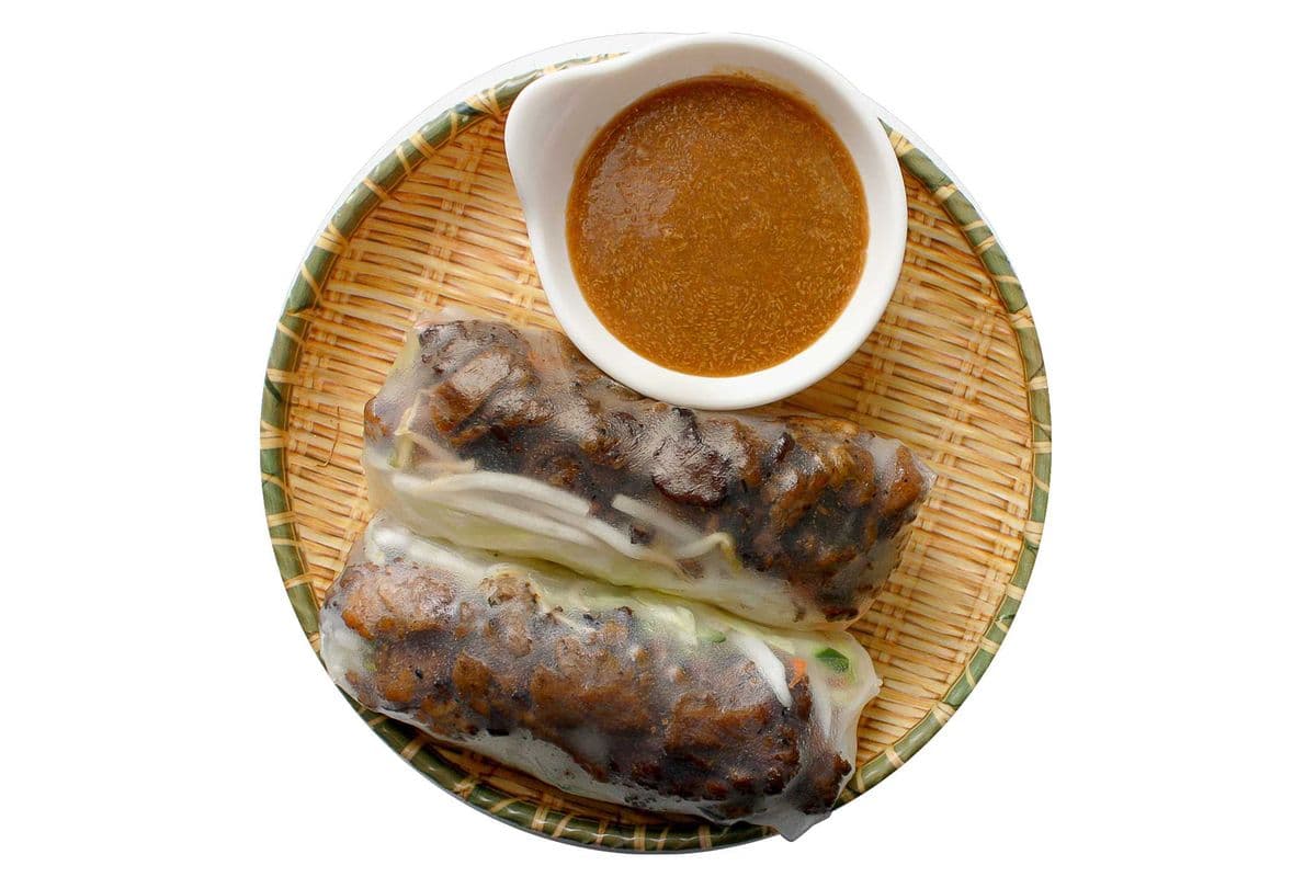 3. Grilled Pork Rice Paper Rolls (2 pcs)
