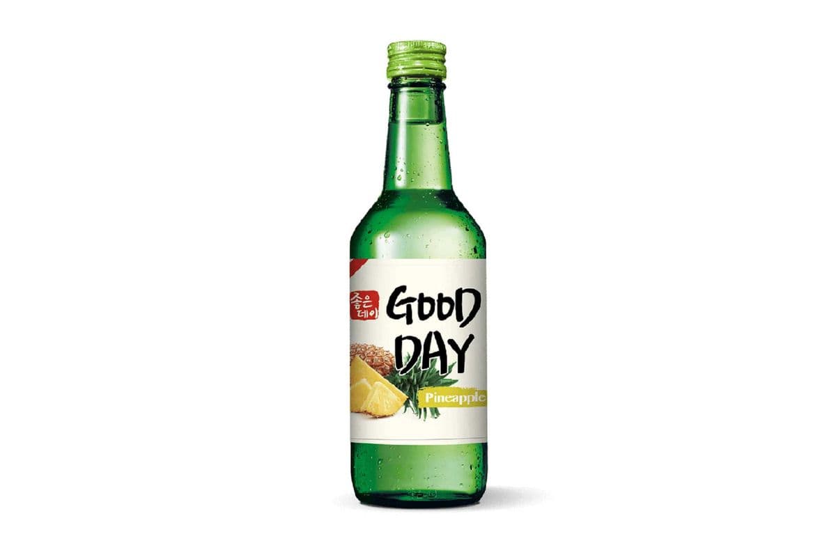 Good Day Soju Pineapple (360 ml Bottle) (1 x 360 ml)