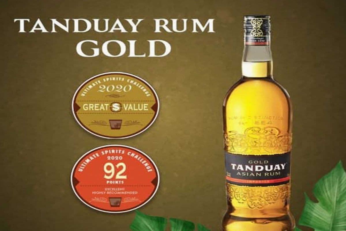 TANDUAY GOLD RUM (1 x 750ML)