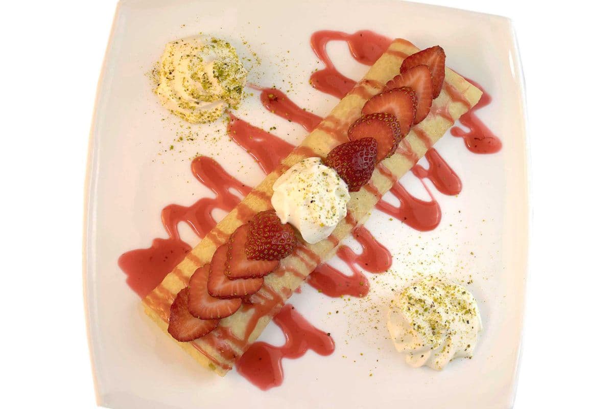Strawberry Cheesecake Crepe