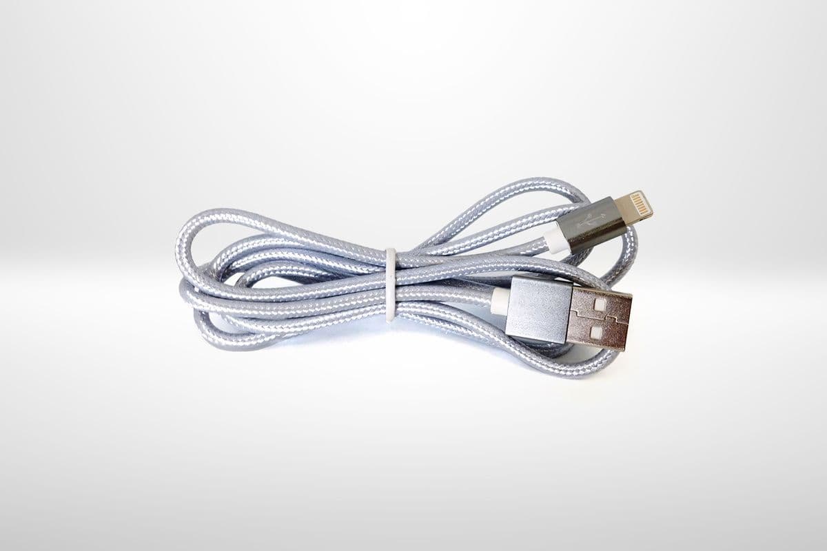 Smart 8 Pin Braided Metallic Charging Cable